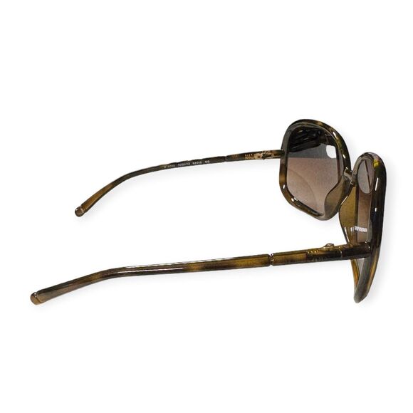 Burberry 4002 Oversized Brown Sunglasses Round Tortoise Shell Frames w/ Case VTG